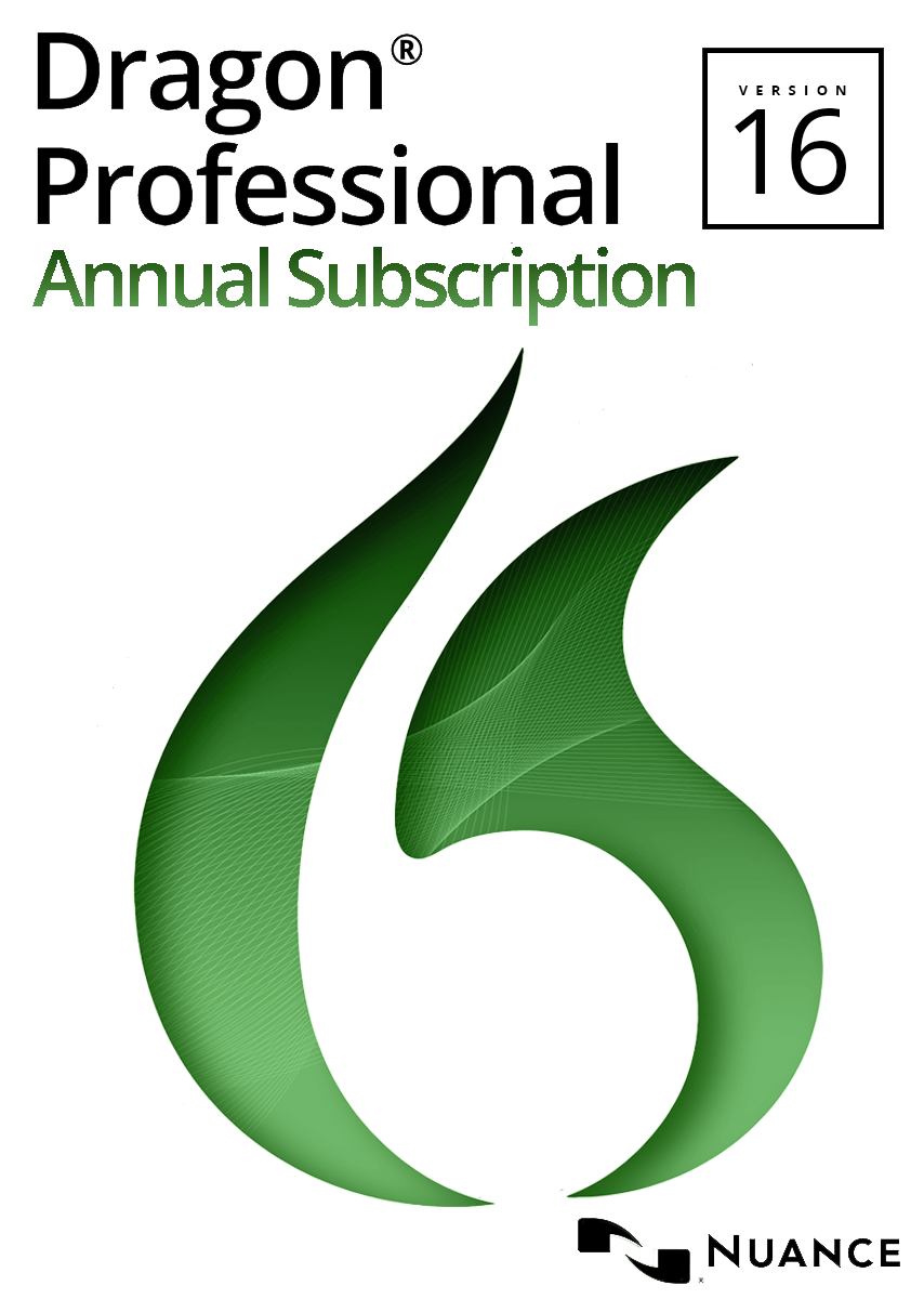 Dragon Professional 16 Annual Subscription Dragon professional 16 annual subscription