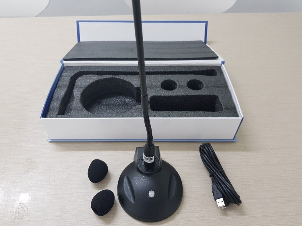 VEC SoundTech GN-USB-2 Gooseneck Desktop Microphone Vec Soundtech Gn-Usb-2 Gooseneck Desktop Microphone Dragon