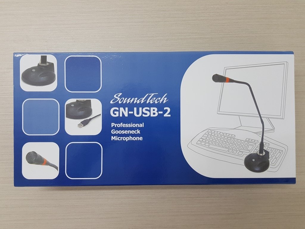 VEC SoundTech GN-USB-2 Gooseneck Desktop Microphone Vec Soundtech Gn-Usb-2 Gooseneck Desktop Microphone Dragon