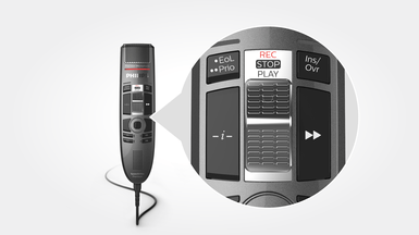 Philips SMP3710 SpeechMike Premium Touch : Slide Control Dictation Microphone Philips SMP3710 SpeechMike Premium Touch