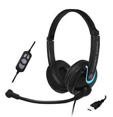 Andrea Electronics NC-255VM USB On-Ear Stereo USB Headset Andrea Electronics NC-255VM USB On-Ear Stereo USB Headset