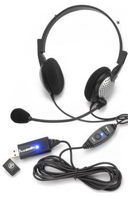 Andrea Electronics NC185VM USB Headset Andrea NC185VM Stereo USB Headset