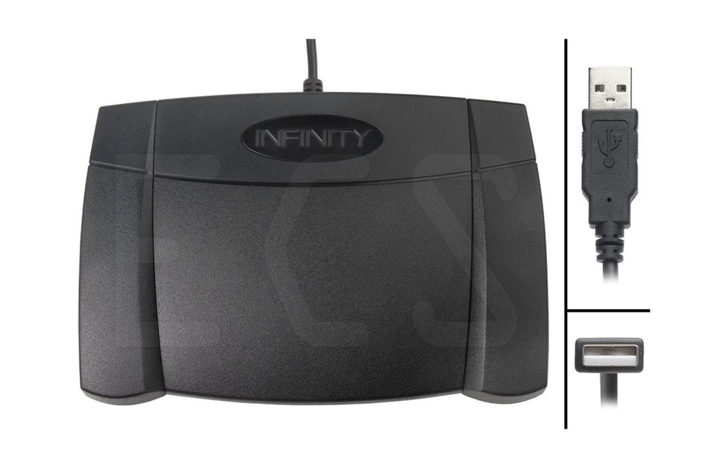 Infinity VEC INUSB2 Transcription USB Foot Pedal by Soundtech