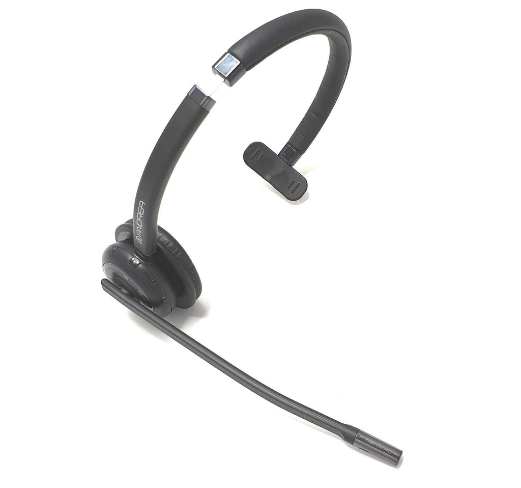 Wireless mono headset with microphone best sale