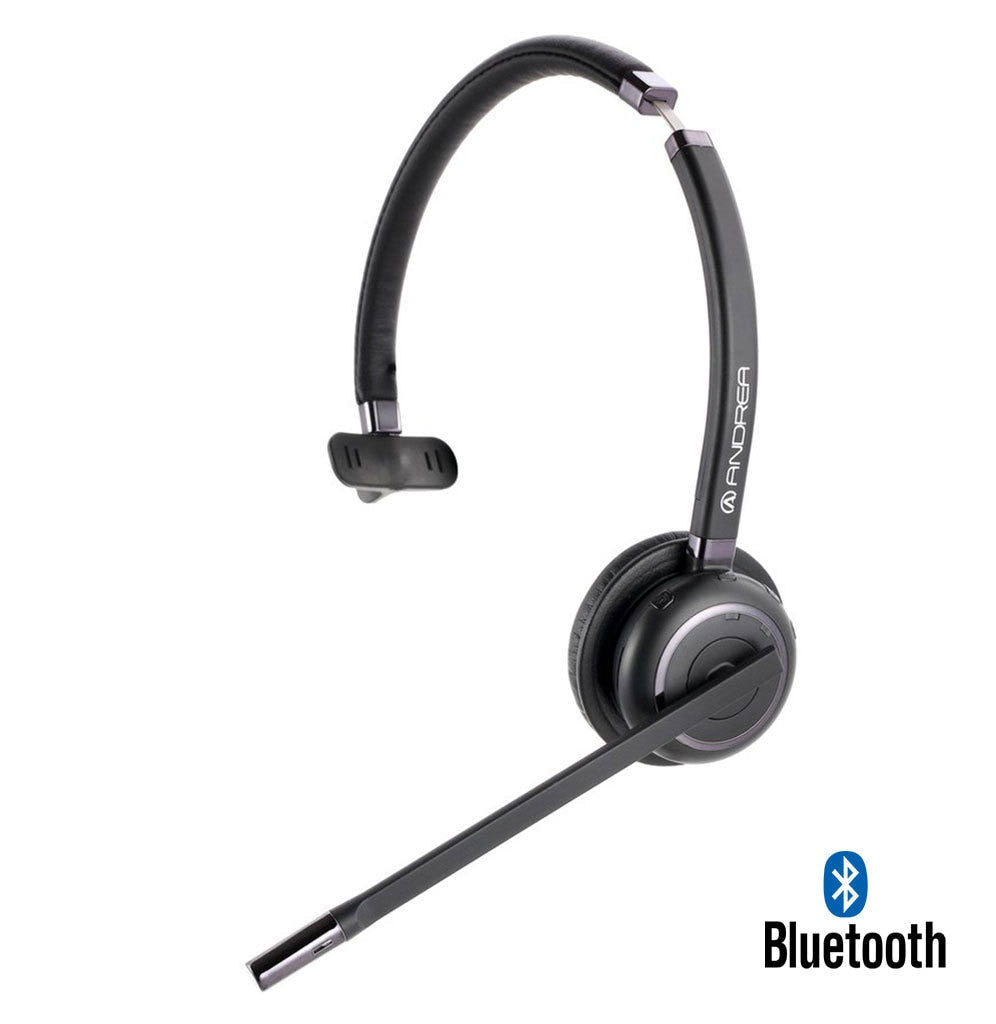 Andrea Electronics WNC-2100 Wireless Noise-Cancelling Bluetooth Mono Headset andrea wnc2100