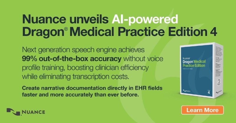 Nuance Unveils Dragon Medical Practice Edition 4