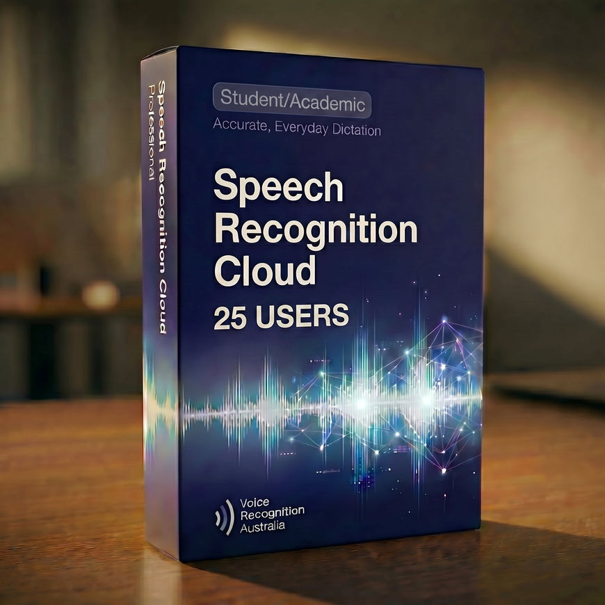 25 USER PACK - Speech Recognition Cloud - Student / Academic