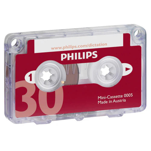 Philips LFH0005 Half hour mini Cassette Tape (Set of 5 Tapes)