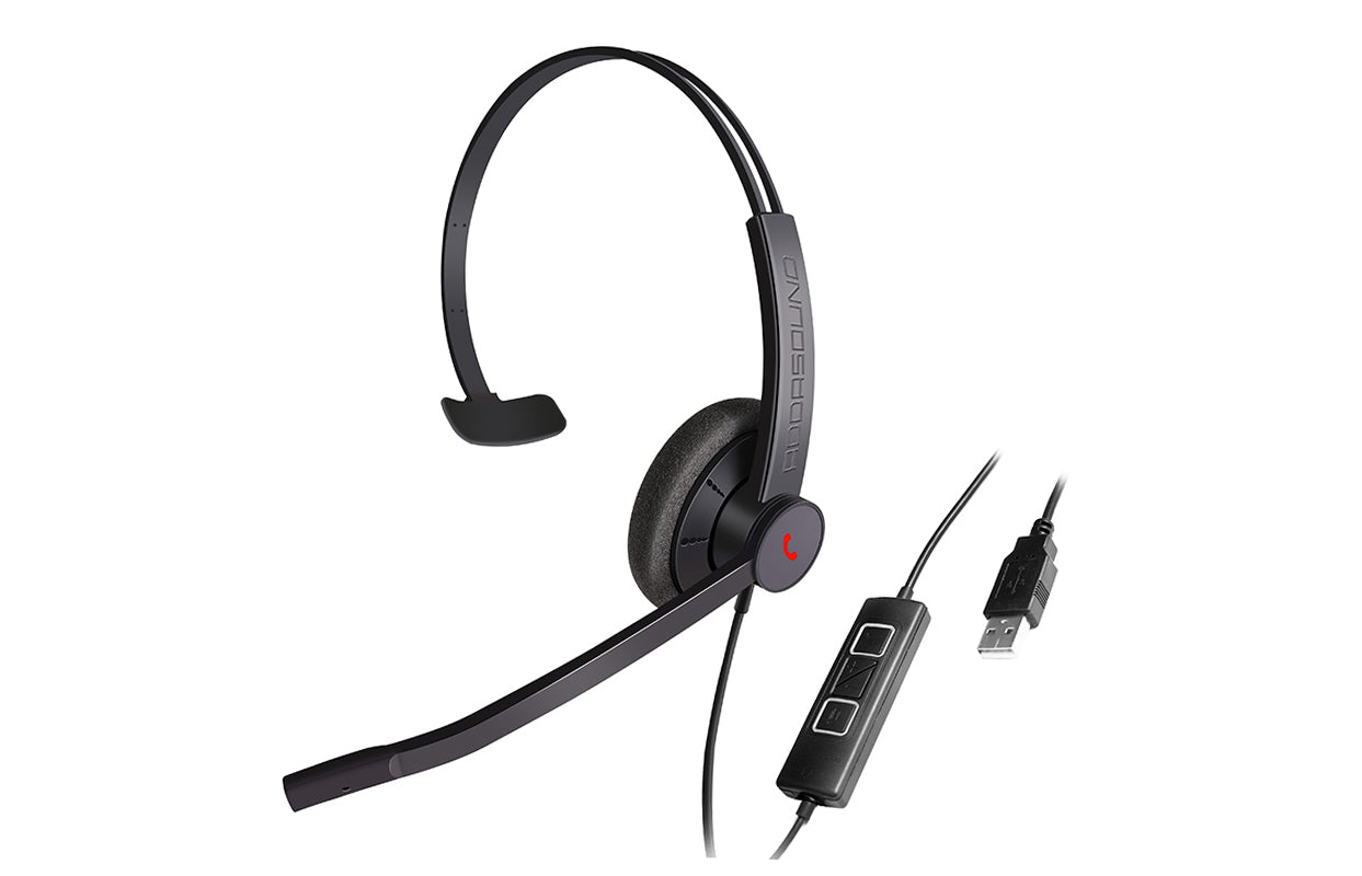 EPIC 301 ADDASOUND USB Headset Microphone (Black)