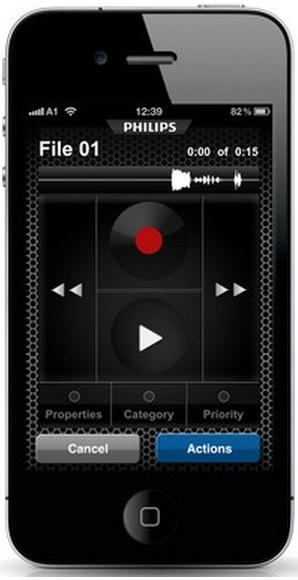 Philips LFH0743 Dictation Hub License  for iPhone