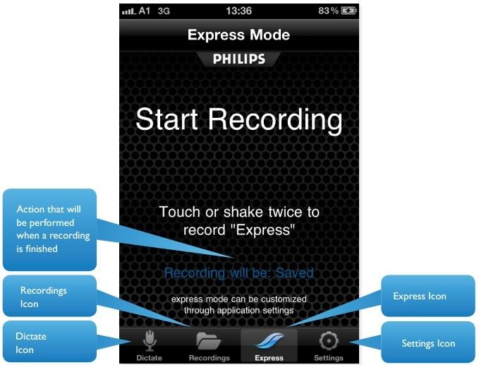 Philips LFH0743 Dictation Hub License  for iPhone